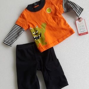 2 pc set Halloween theme -newborn